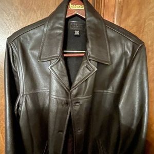 Brown J.Crew leather Jacket